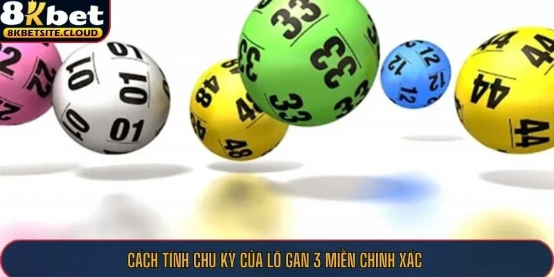 Cách tính chu kỳ của lô gan 3 miền chính xác